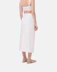 Rope embroidered cropped top