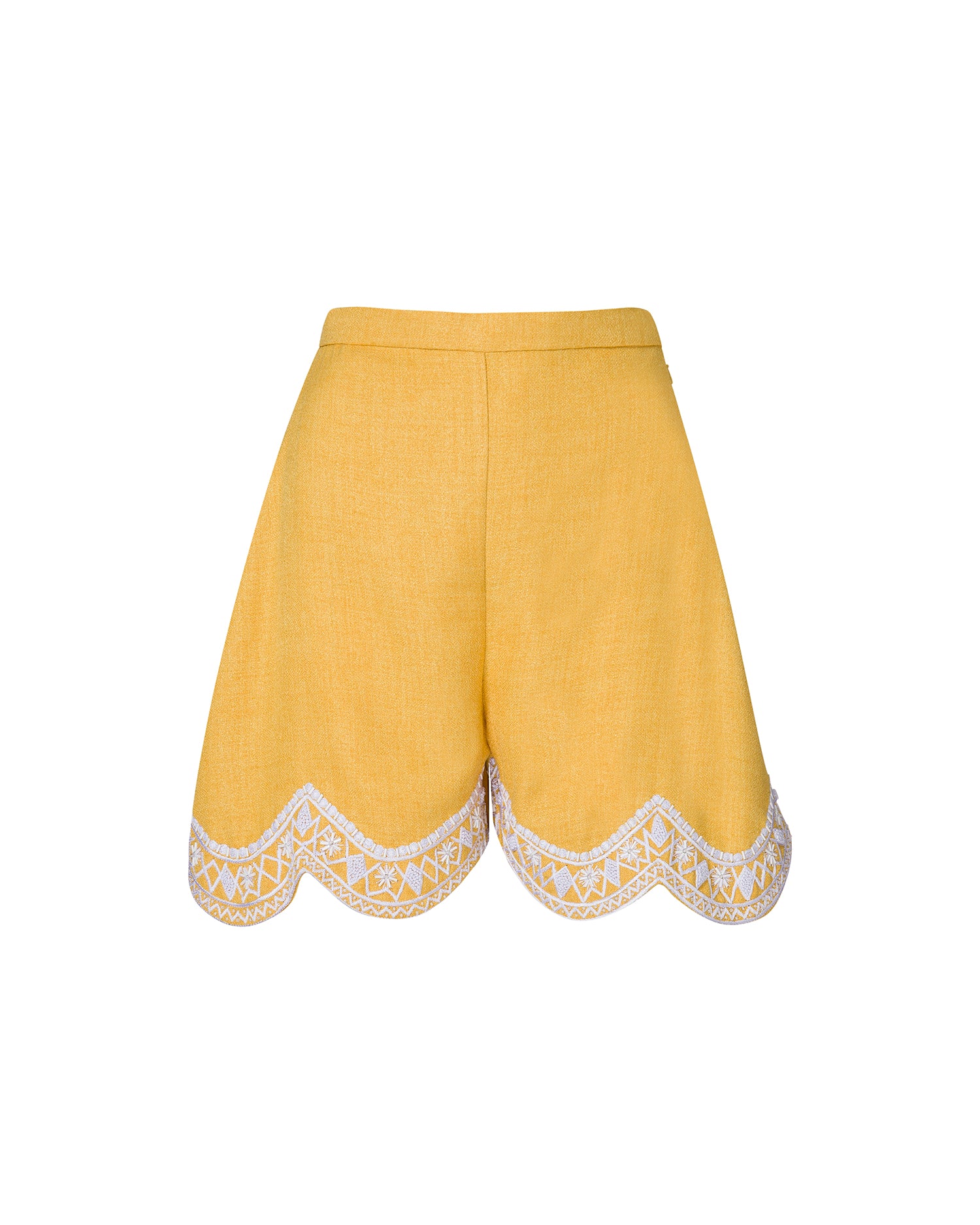 Scallop Hem Shorts – Razan Alazzouni