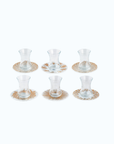 TAMRAH SET OF 6 ISTIKANAHS & SAUCERS